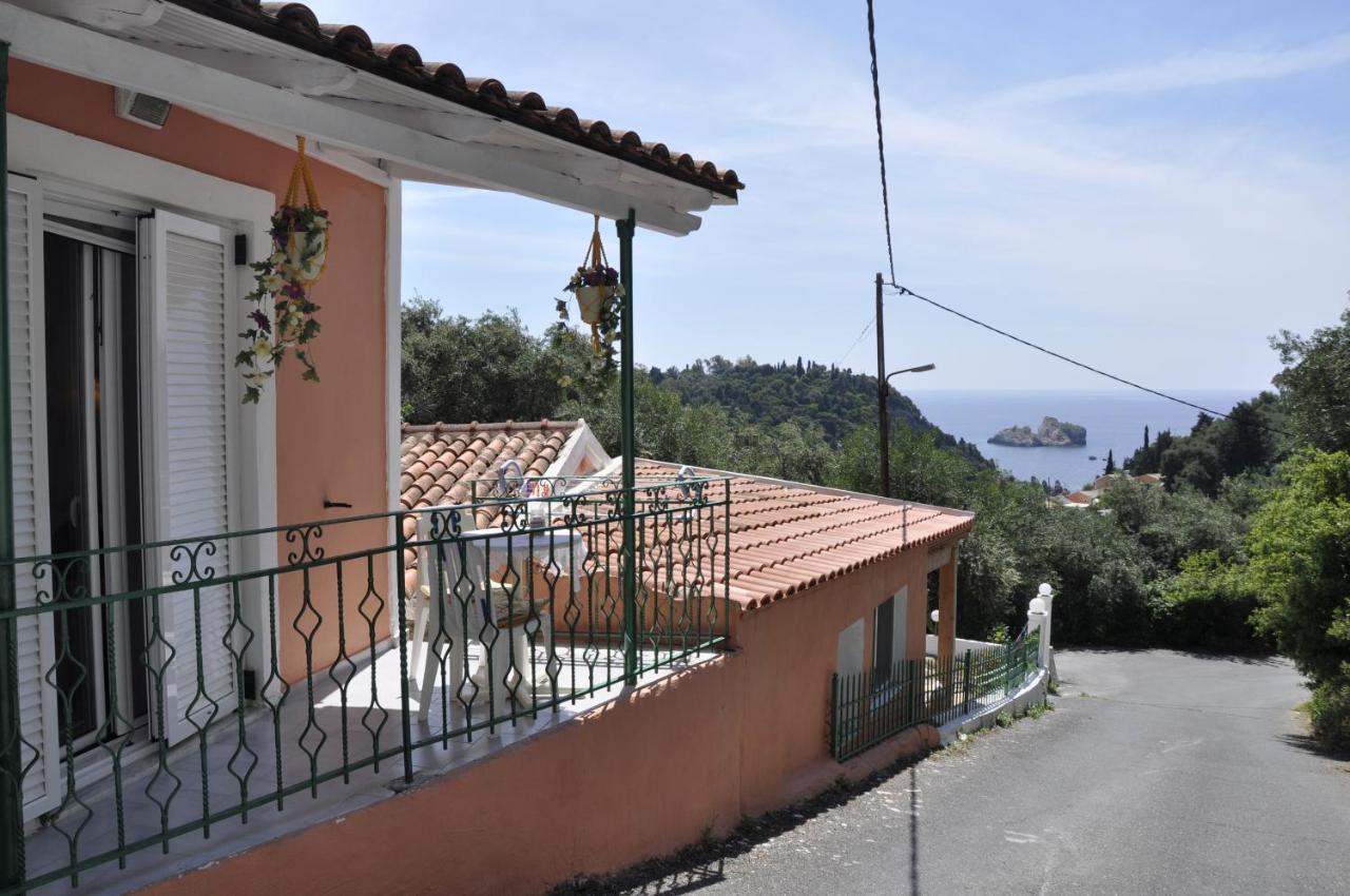 Eftyxia Apartments Paleokastritsa Bagian luar foto