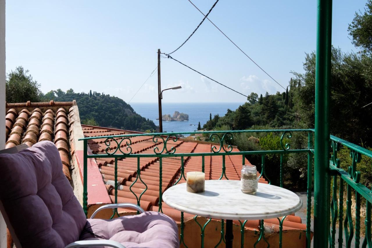 Eftyxia Apartments Paleokastritsa Bagian luar foto